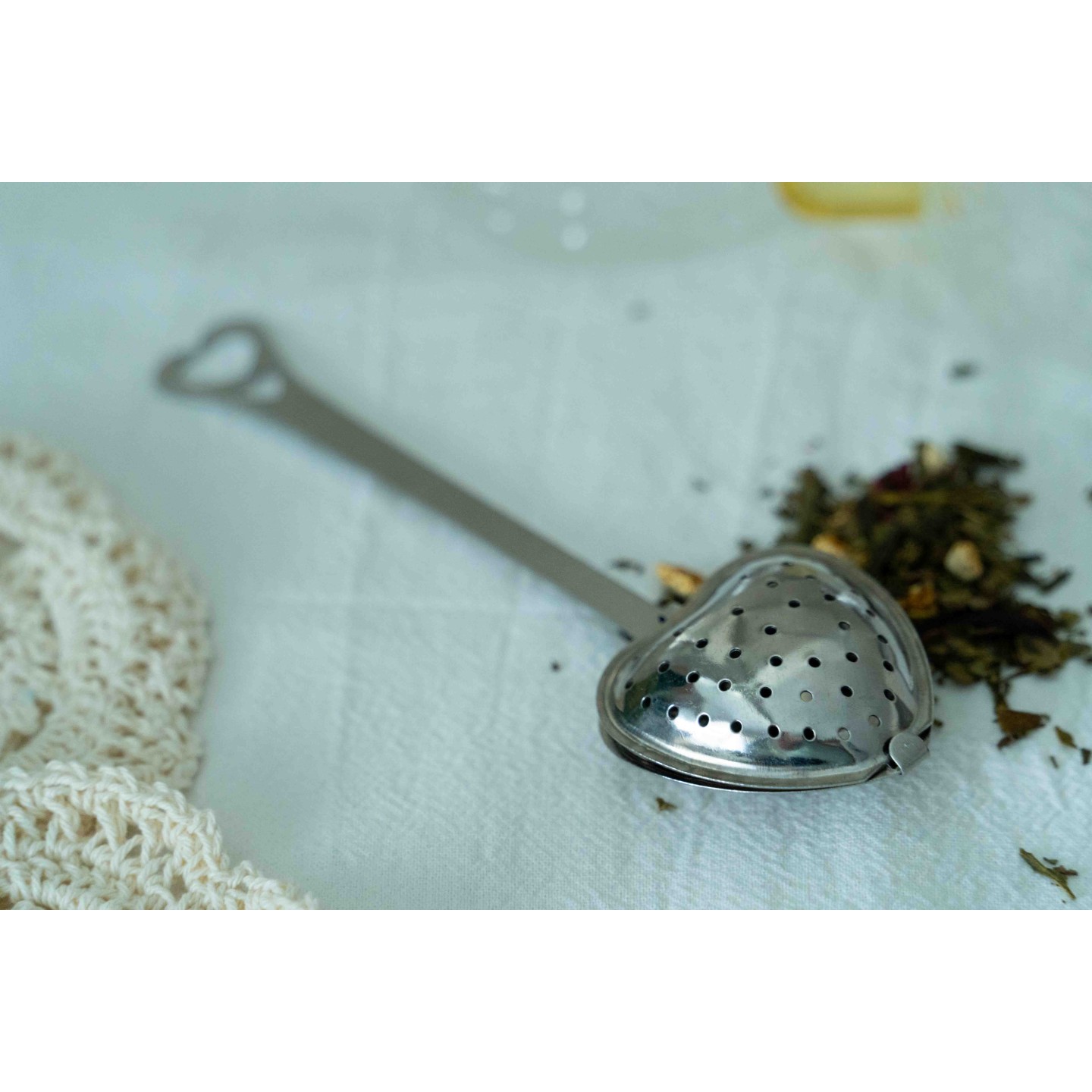 Infuseur cœur argenté : sublimez votre infusion !
