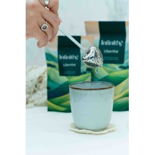 Infuseur cœur argenté : sublimez votre infusion !