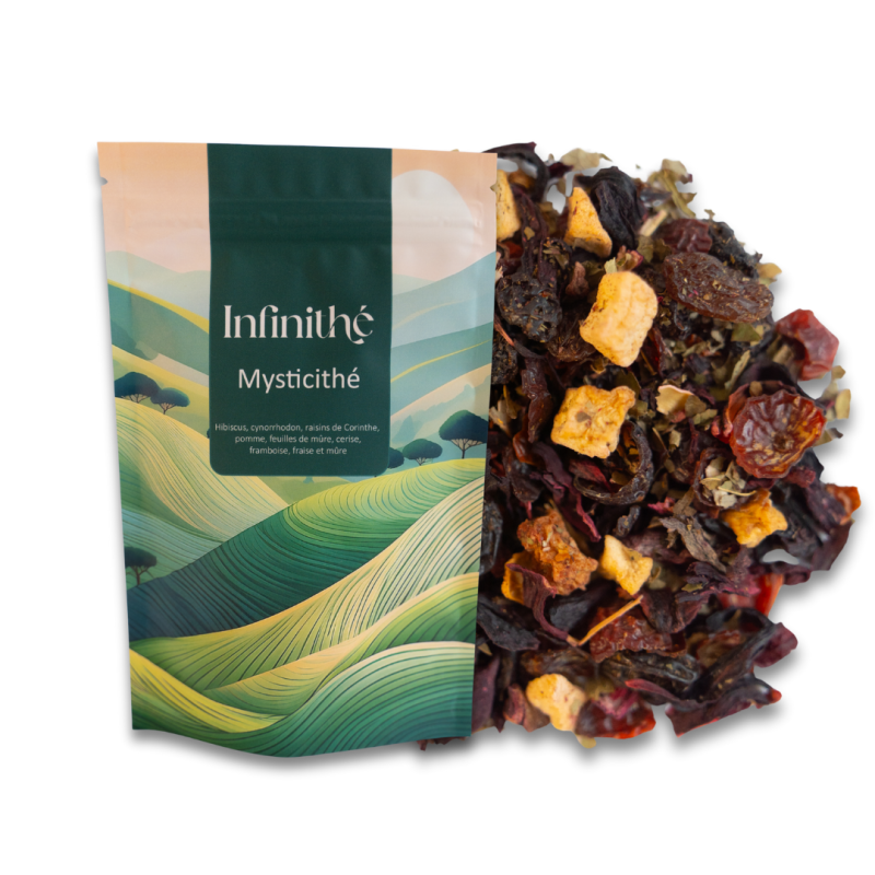 Mysticithé : infusion fruitée à base d'hibiscus sans théine